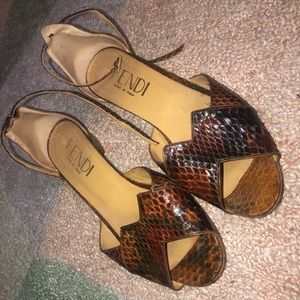 Rare Vintage Fendi by Garolini Sandals